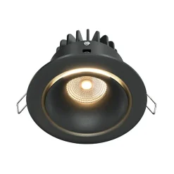Sklep Kaja Ponadczasowe oczko punktowe 3000K 760lm DL031-L12W3K-D-B z serii YIN* Lampy Led|Oprawy Podtynkowe