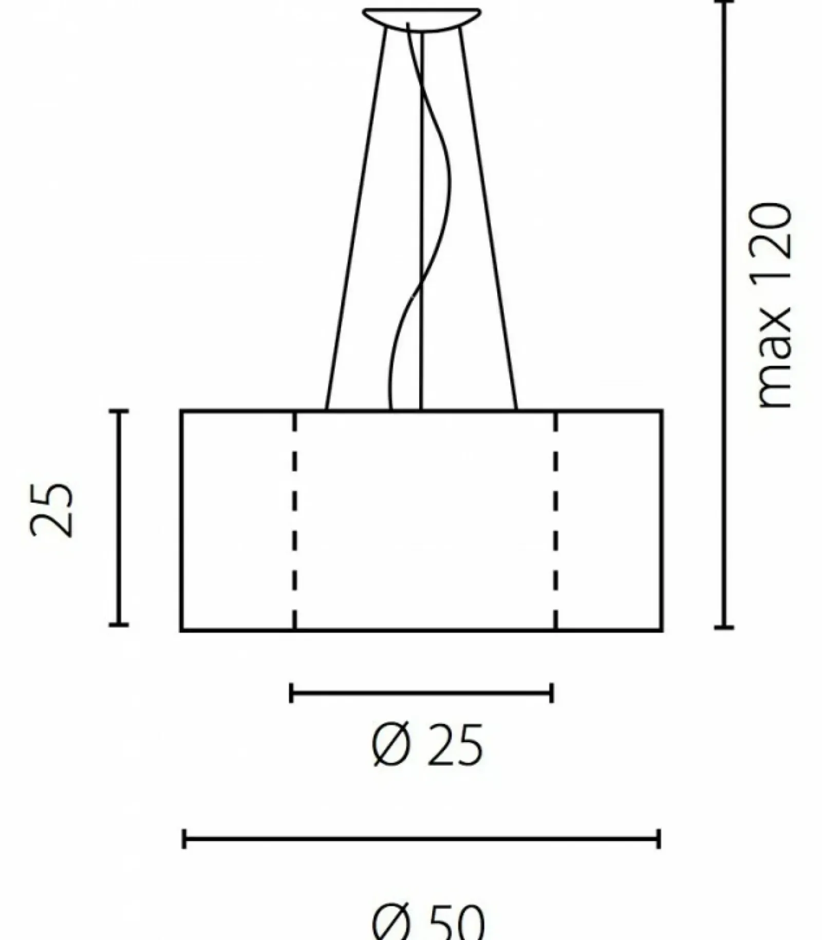 Sklep Kaja Ponadczasowy, abażurowy żyrandol ⌀50cm 67957 TUBUS | Kaja Oświetlenie Hot