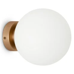 Sklep Kaja Ponadczasowy kinkiet z kloszem ⌀18cm MOD321WL-01G2 z serii BASIC FORM* Kinkiety Tradycyjne