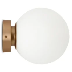 Sklep Kaja Ponadczasowy kinkiet z kloszem ⌀18cm MOD321WL-01G2 z serii BASIC FORM* Kinkiety Tradycyjne