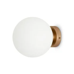 Sklep Kaja Ponadczasowy kinkiet z kloszem ⌀18cm MOD321WL-01G2 z serii BASIC FORM* Kinkiety Tradycyjne