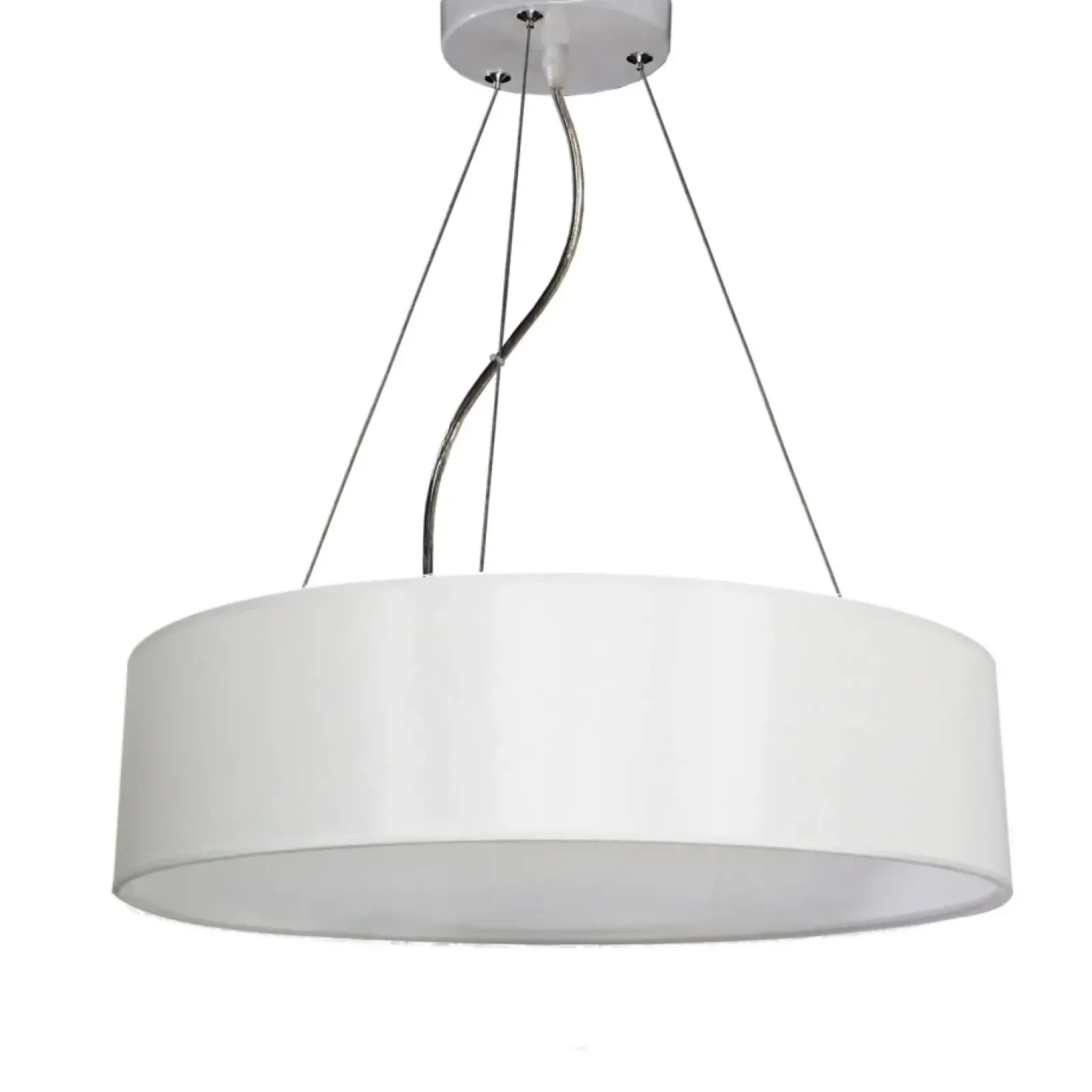 Sklep Kaja Ponadczasowy żyrandol z abażurem LP-8144/1P WH DELOS | Kaja Sale