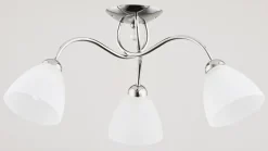 Sklep Kaja Potrójna, chromowana lampa sufitowa na 3 żarówki AL 23743 | Kaja* Randole Tradycyjne