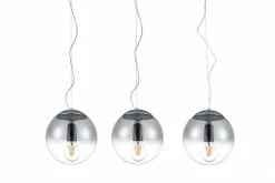 Sklep Kaja Potrójna owana lampa wisząca nad stół AZ3103 IRIS | Kaja chrom New