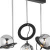 Sklep Kaja Potrójna, czarno-srebrna lampa sufitowa JUP 1895 PLANET | Kaja Best Sale