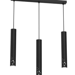 Sklep Kaja Potrójna, czarno-srebrna lampa do jadalni LX 4176 ALTRO BUBLE | Kaja Online