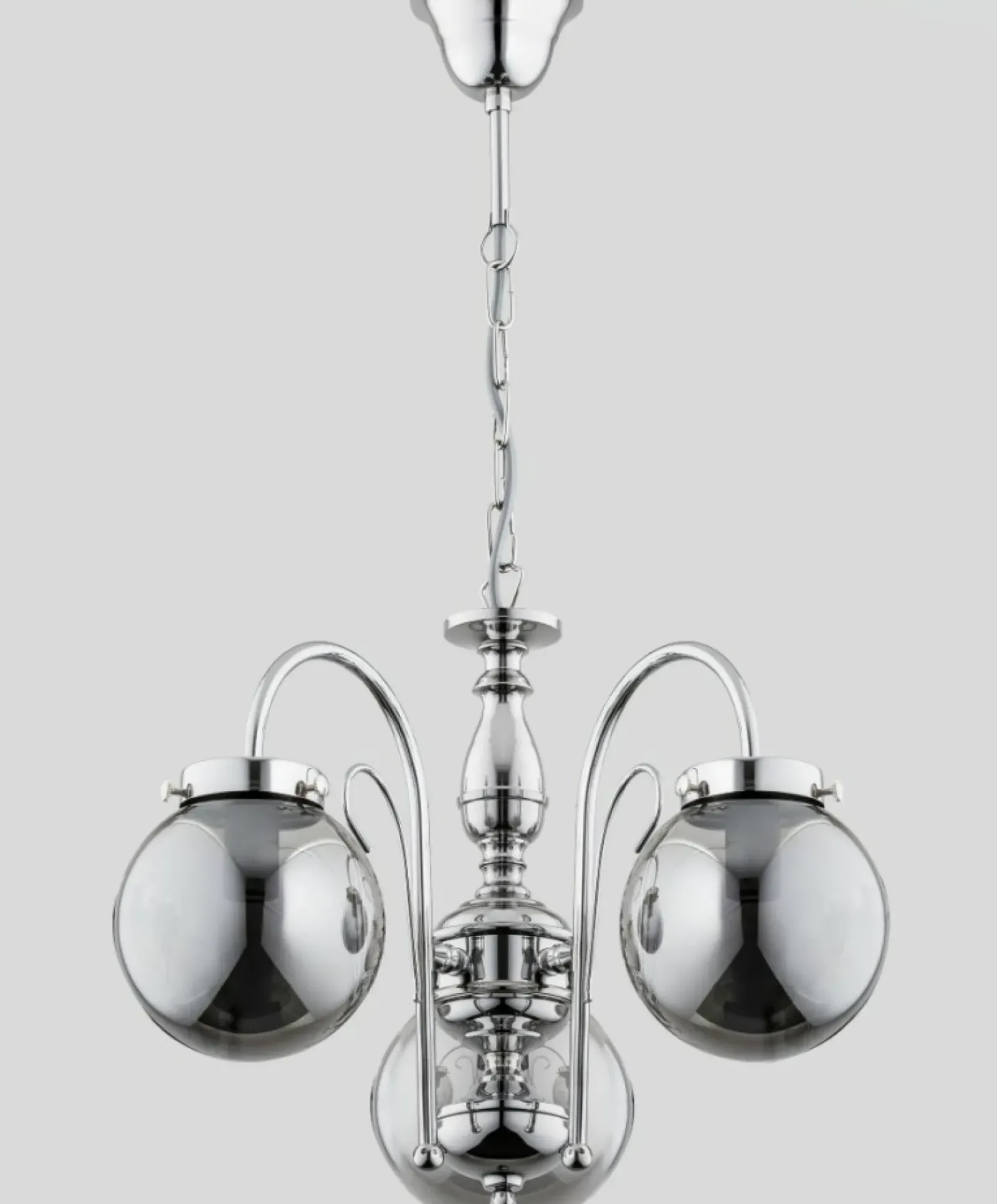 Sklep Kaja Potrójna, designerska lampa wisząca w chromie AL 28283 | Kaja Discount