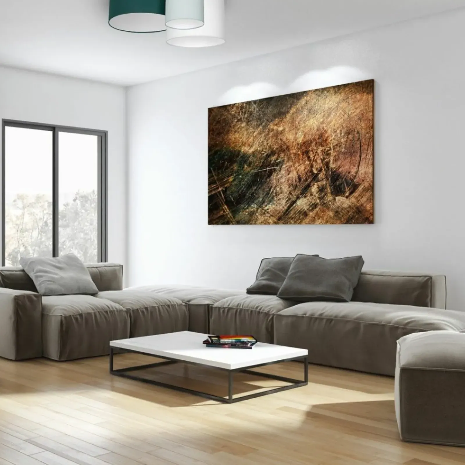 Sklep Kaja Potrójna lampa sufitowa z kolorowymi abażurami MLP64580 z serii STAN | Kaja Oświ Cheap
