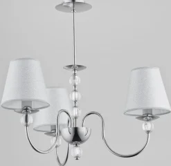 Sklep Kaja Potrójna lampa sufitowa ze szklanymi akcentami AL 16713 | Kaja* Randole Tradycyjne