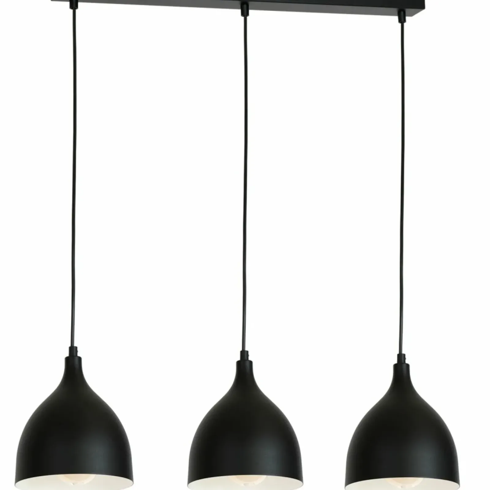 Sklep Kaja Potrójna lampa wisząca, czarna, nad stół LX 6223 z serii NOAK | Kaja czarny Cheap