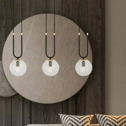 Sklep Kaja Potrójna lampa wisząca do oświetlenia stołu 1114/3 GLAM | Kaja Clearance