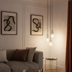 Sklep Kaja Potrójna lampa wisząca, kolorowe klosze ABR-3KOLOK-F KOLORENO | Kaja fioletowy Best Sale