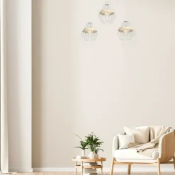 Sklep Kaja Potrójna lampa wisząca, regulowana długość MLP5519 z serii CLIFF | Kaja Oświetle biały Cheap