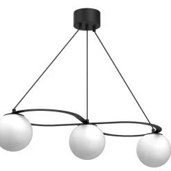 Sklep Kaja Potrójna lampa wisząca z białymi kloszami LX 5583 BALLO | Kaja Sale