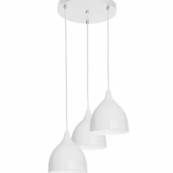 Sklep Kaja Potrójna lampa wisząca z mi kloszami LX 9499 z serii NOAK | Kaja biały Best