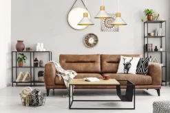 Sklep Kaja Potrójna lampa wisząca z dodatkami drewna 1045/3 ROWEN | Kaja biały Shop