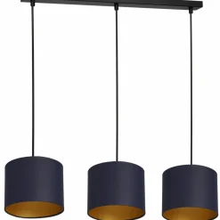 Sklep Kaja Potrójna lampa wisząca z granatowymi abażurami LX 3569 z serii ARDEN Outlet