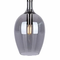 Sklep Kaja Potrójna lampa wisząca z ozdobnymi kloszami ML8814 LUGANO | Kaja Fashion