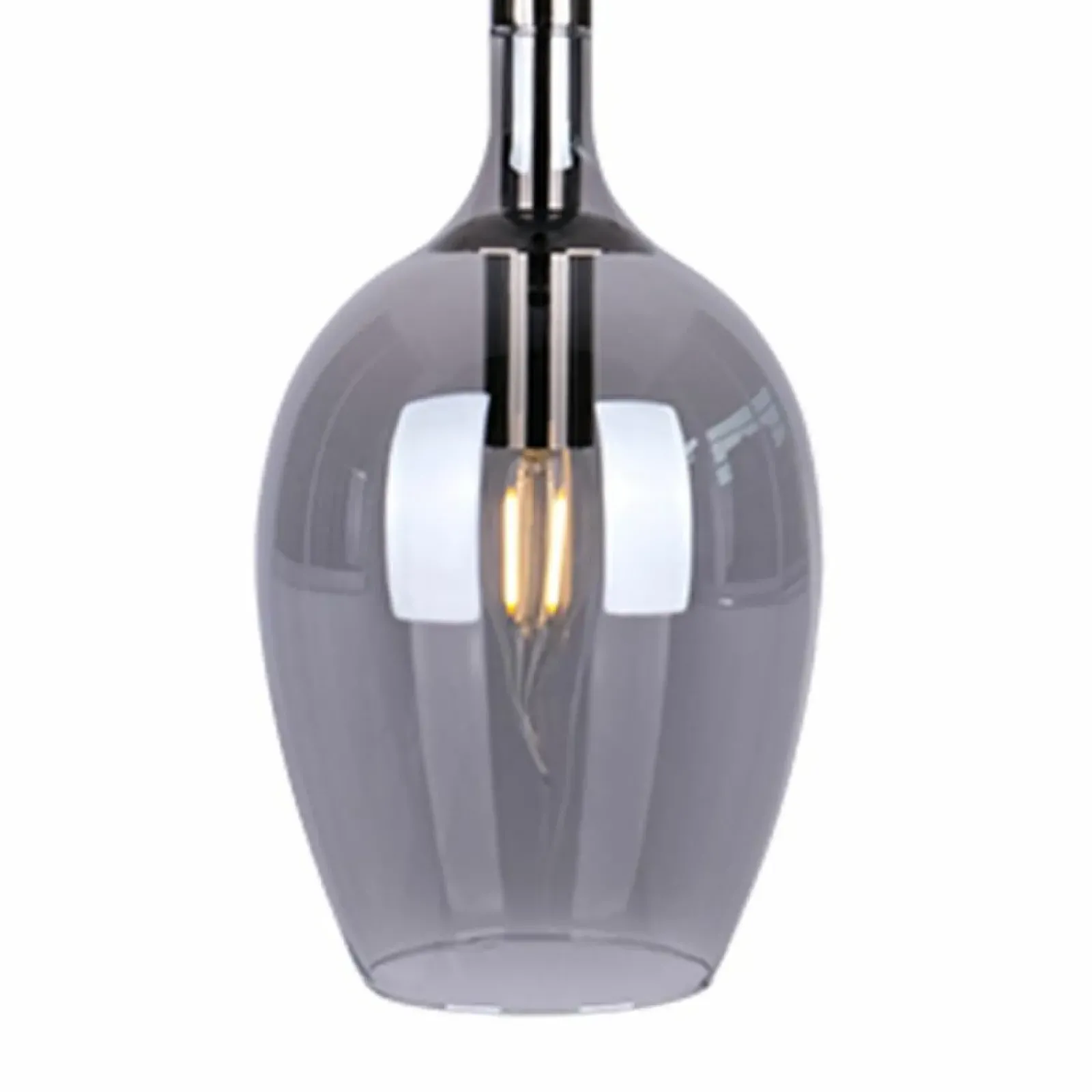 Sklep Kaja Potrójna lampa wisząca z ozdobnymi kloszami ML8814 LUGANO | Kaja Fashion