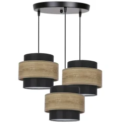 Sklep Kaja Potrójna lampa wisząca ze stalowymi abażurami 33-17901 TWIN | Kaja Clearance