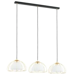 Sklep Kaja Potrójna lampa wisząca ze złotymi elementami AL 62431 z serii NERSY Best