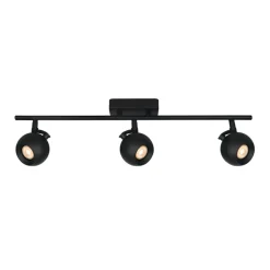 Sklep Kaja Potrójna lampa z kulistymi reflektorami SPL-45379-3-BK LAFIN | Kaja Clearance
