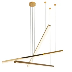 Sklep Kaja Potrójna, złota, ściemnialna lampa LED MX P0426D TRIO | Kaja Best Sale