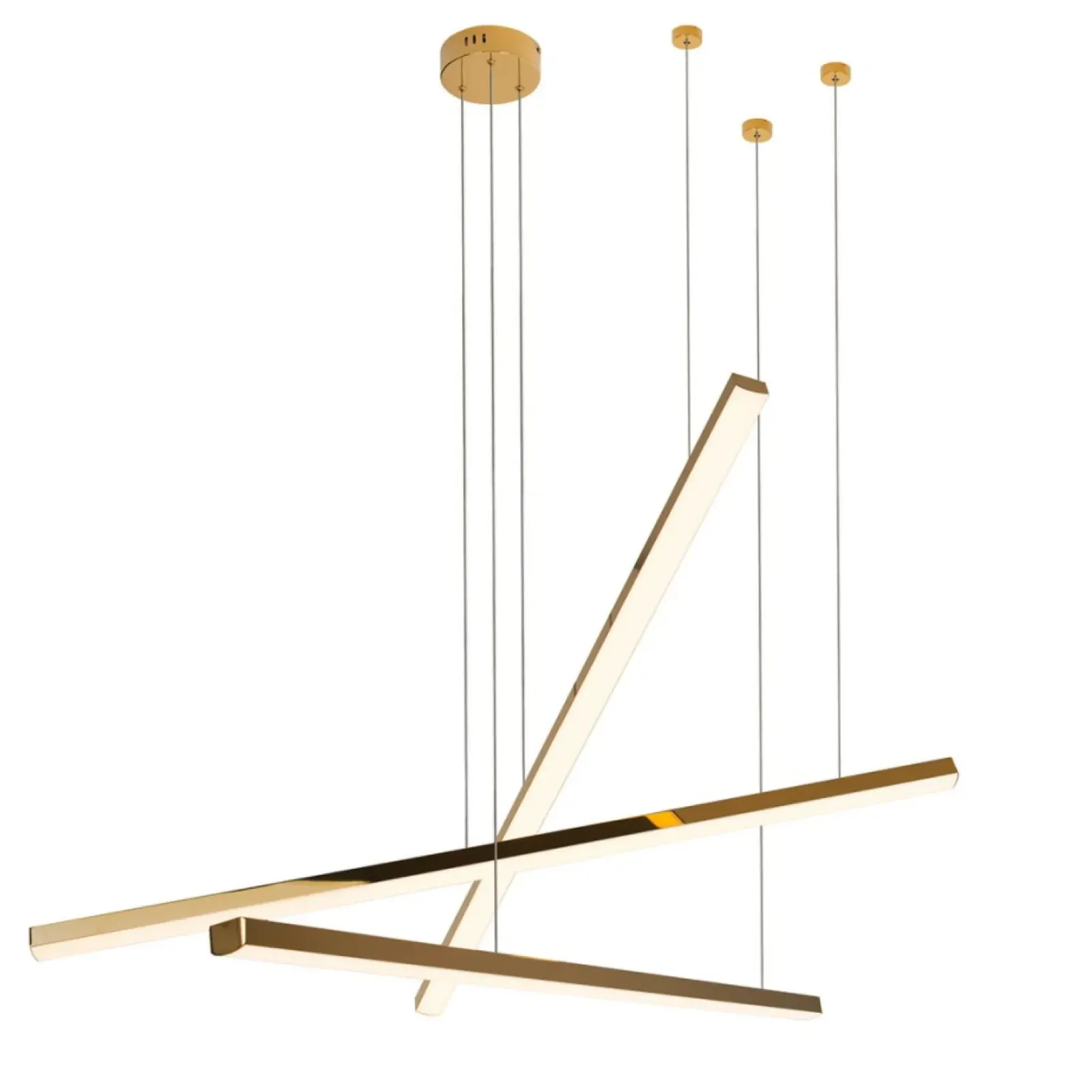 Sklep Kaja Potrójna, złota, ściemnialna lampa LED MX P0426D TRIO | Kaja Best Sale