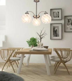 Sklep Kaja Potrójny żyrandol retro, idealny do sypialni 33-16409 BAIDA | Kaja Outlet