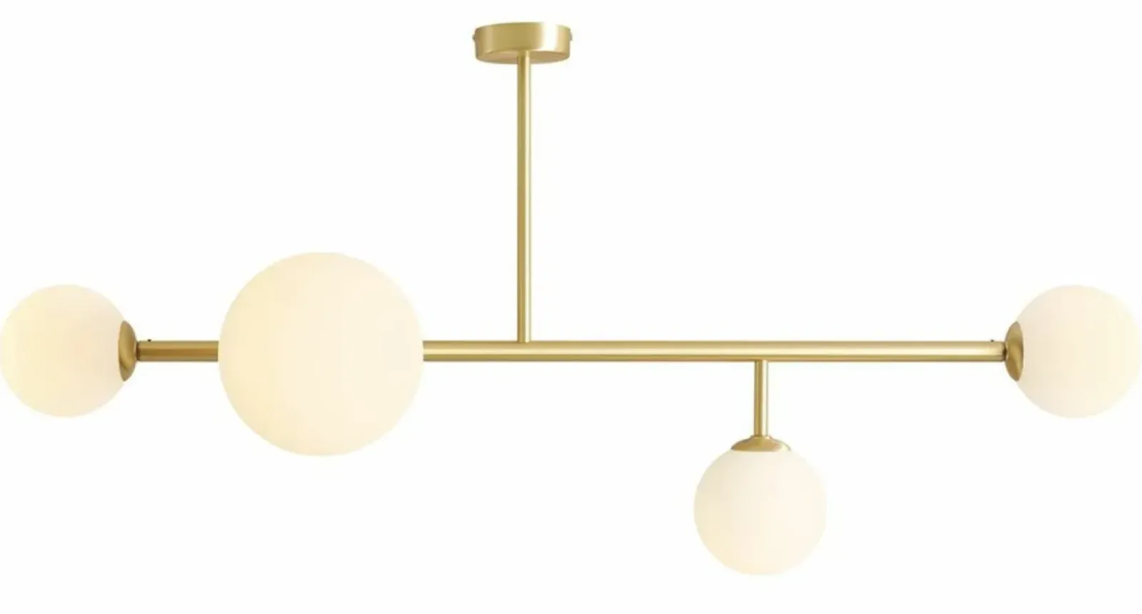 Sklep Kaja Pozioma lampa sufitowa z mlecznymi kloszami 1092PL_L40 z serii DIONE Zadzwońporabattel.783200183(8-16)/mailsklep@kaja.com.pl Store