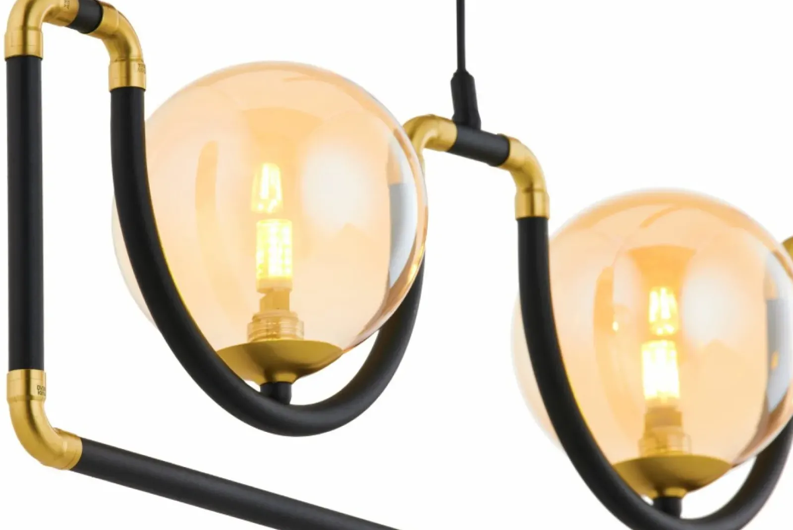 Sklep Kaja Pozioma lampa wisząca nad stół JUP 1989 HZ3 CZ/MS BU HANZA | Kaja Flash Sale