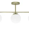 Sklep Kaja Pozioma, złota lampa sufitowa z kloszami 33-35424 AMADEO | Kaja Shop