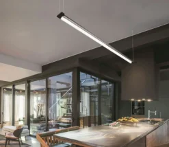 Sklep Kaja Poziome, obrotowe listwy wiszące LED 130cm 4000K AZ5427 FLASH | Kaja czarnypiaskowany Store