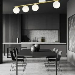 Sklep Kaja Prosta, asymetryczna lampa sufitowa do salonu 1253/4 z serii MONZA Hot