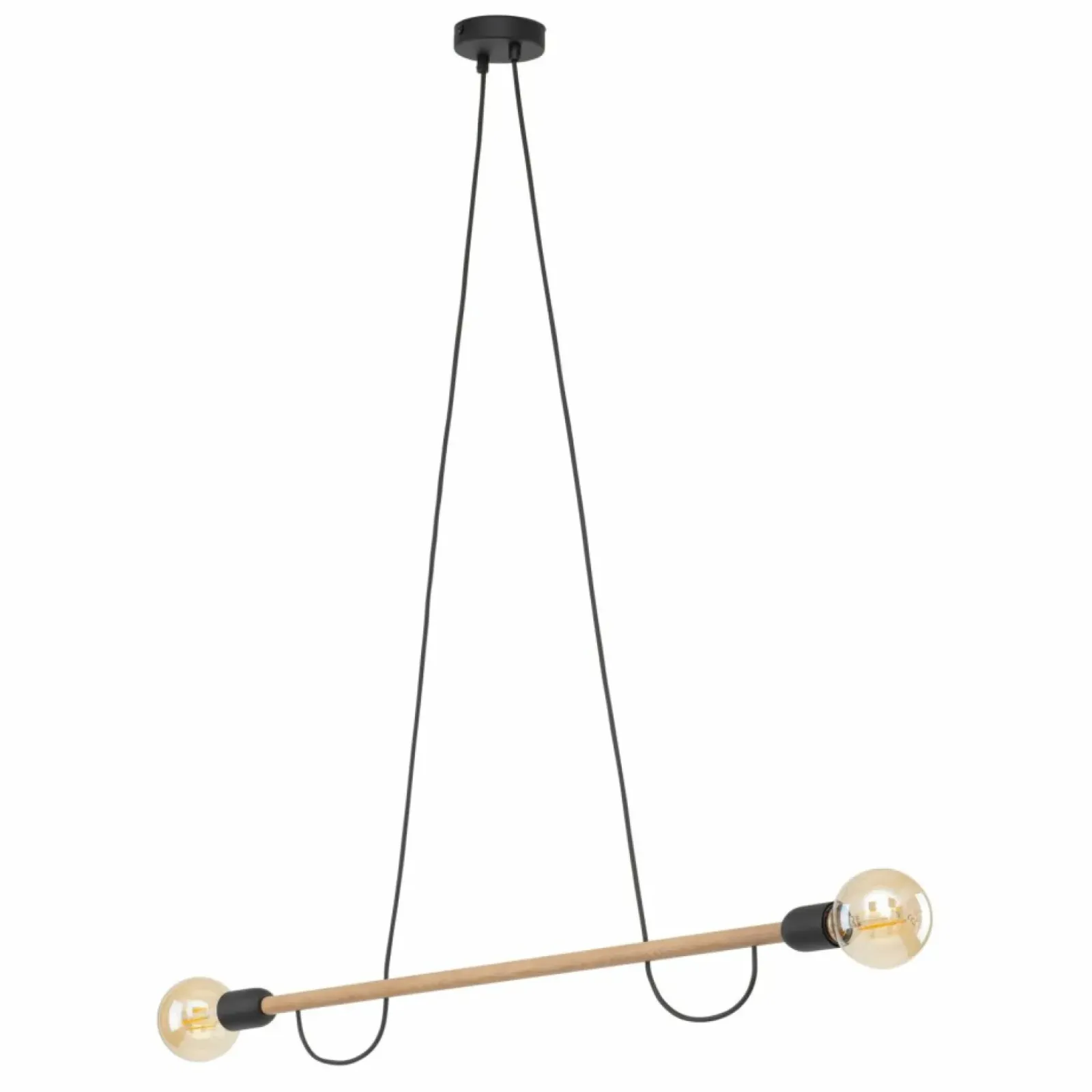 Sklep Kaja Prosta, drewniana lampa wisząca do sypialni TK 4951 z serii HELIX WOOD Clearance
