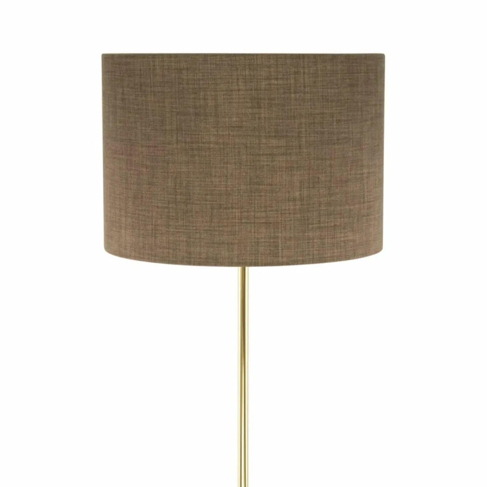 Sklep Kaja Prosta lampa na złotej nodze TK 16031 UMBERTO BROWN GOLD | Kaja* Lampy Podłogowe Z Abażurem|Tradycyjne Lampy Podłogowe