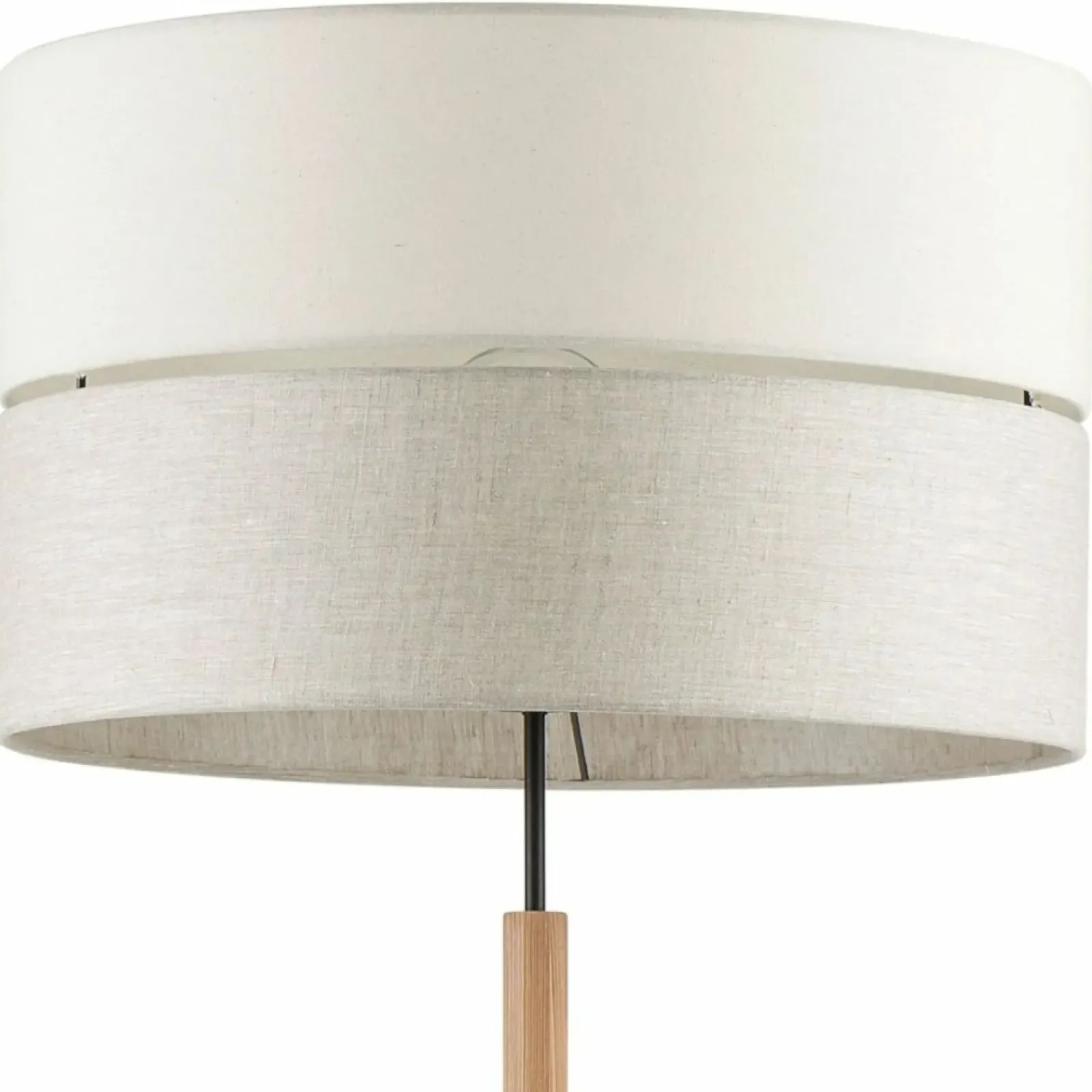 Sklep Kaja Prosta lampa podłogowa na drewnianej nodze TK 5597 z serii ECO | Kaja* Lampy Podłogowe Z Abażurem