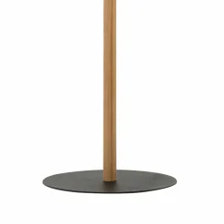 Sklep Kaja Prosta lampa podłogowa na drewnianej nodze TK 5597 z serii ECO | Kaja* Lampy Podłogowe Z Abażurem