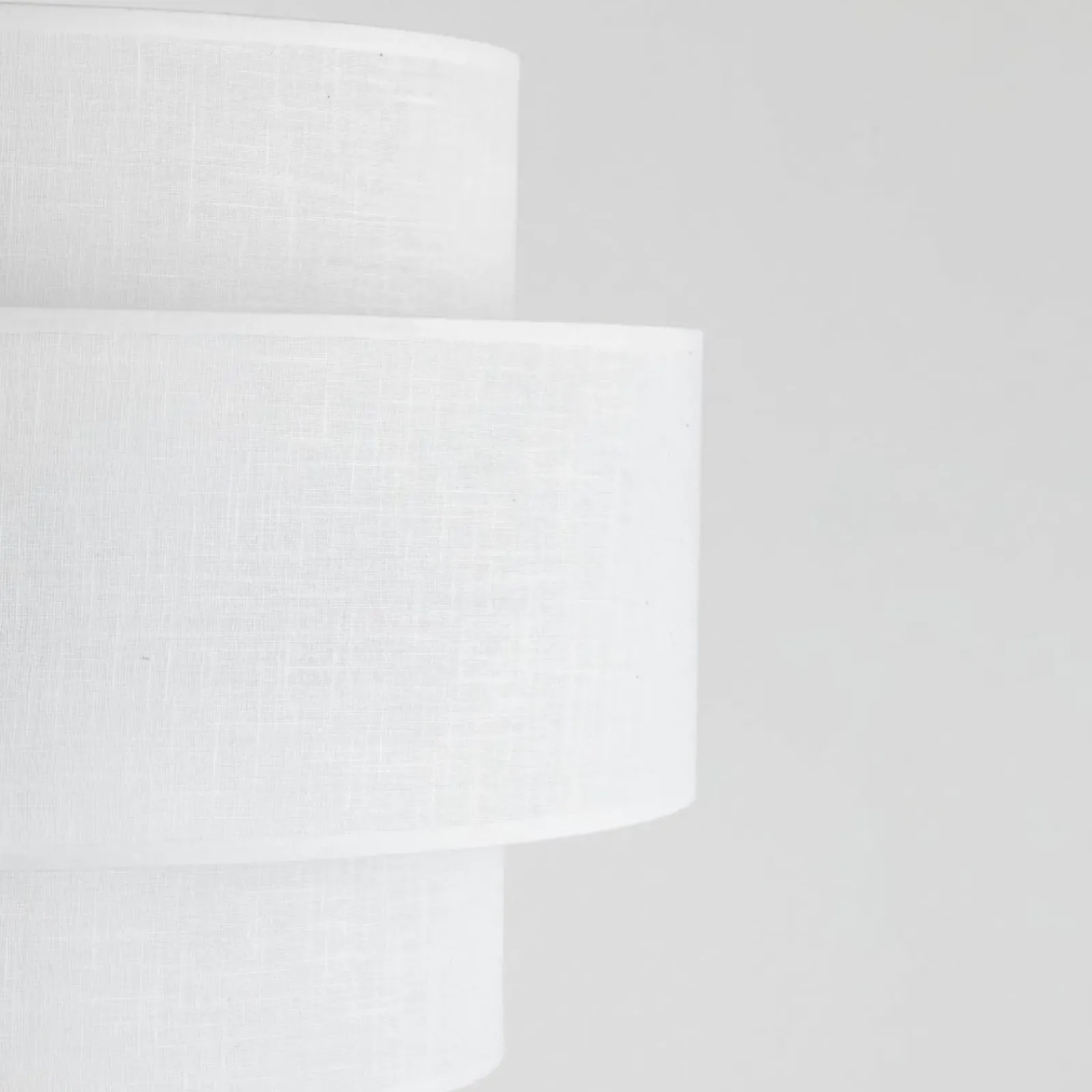 Sklep Kaja Prosta lampa podłogowa, podwójny abażur TK 5894 CALISTO WHITE | Kaja* Lampy Podłogowe Z Abażurem|Tradycyjne Lampy Podłogowe
