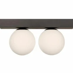 Sklep Kaja Prosta lampa sufitowa z 2 białymi kloszami ZM 1205 SPHERE | Kaja Clearance
