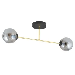 Sklep Kaja Prosta lampa sufitowa z ozdobnymi kloszami 1269/2 - MAGNUM | Kaja Discount