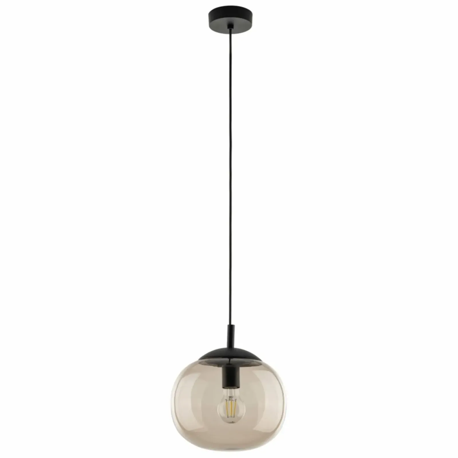 Sklep Kaja Prosta lampa wisząca do sypialni ⌀30cm TK 4677 VIBE TOPAZ | Kaja Sale