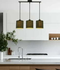 Sklep Kaja Prosta lampa wisząca z 3 zielonymi abażurami 33-20239 PATTI | Kaja Discount