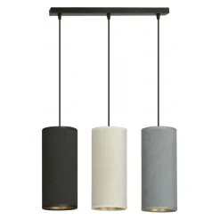 Sklep Kaja Prosta lampa wisząca z kolorowymi abażurami 1068/3 BENTE | Kaja Fashion