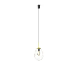 Sklep Kaja Prosta lampa wisząca z przezroczystym kloszem 8673 | Kaja Oświetlenie transparentny Best Sale