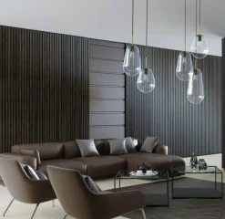 Sklep Kaja Prosta lampa wisząca z przezroczystym kloszem 8673 | Kaja Oświetlenie transparentny Best Sale