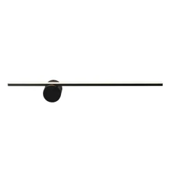 Sklep Kaja Prosta, ledowa lampa ścienna, czarna listwa WL22032G-L60FAD | Kaja* Lampy Led