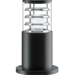 Sklep Kaja Prosta, niska, czarna lampa ogrodowa stojąca O576FL-01B1 z serii BRONX* Lampy Ogrodowe Stojące