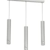 Sklep Kaja Prosta, szara lampa wisząca nad wyspę LX 5742 TIBIA BUBLE | Kaja Shop