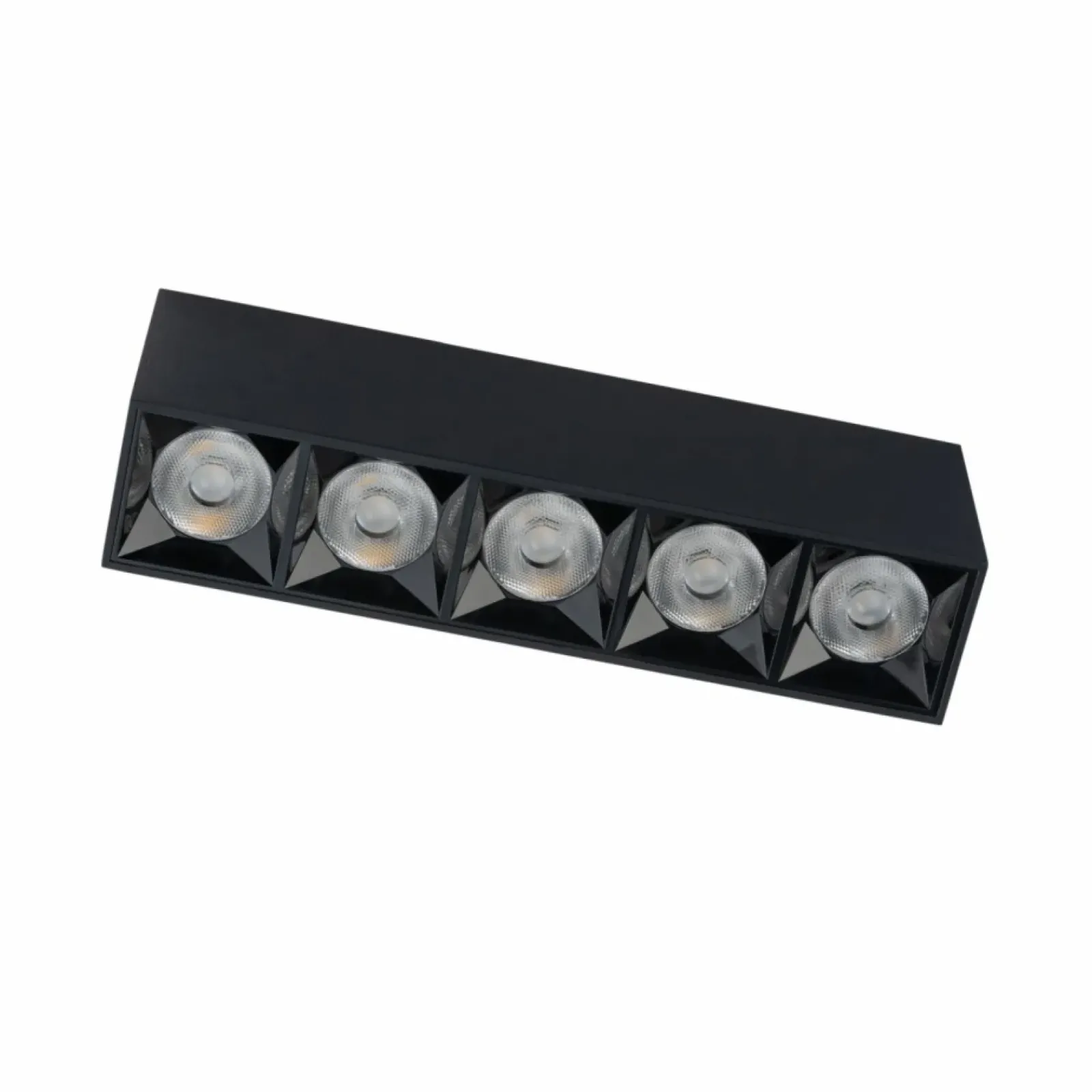 Sklep Kaja Prostokątny, plafon LED 19,5cm 36° 3000K 10055 MIDI LED | Kaja* Lampy Led